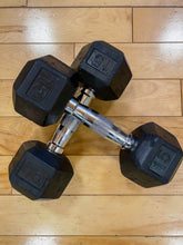 Load image into Gallery viewer, fitness store 15lb dumbbells 
