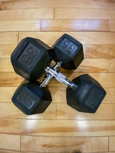 Load image into Gallery viewer, fitness store 35lb dumbbells 
